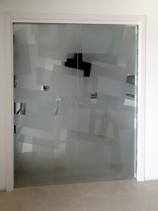 eclisse scrigno cassone vetra srl porte in vetro  satinato trasparente sabbiato decorato formelle murrina battenti va e vieni treviso pordenone udine portogruaro padova mestre (11) 